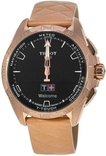 Tissot Herreklokke T121.420.46.051.00 T Touch Sort/Lær Ø47.5 mm