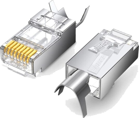 Ugreen 10x modulær plugg RJ45, 8P8C Cat 6A / 7