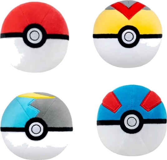 Pokémon Pkw3554 6 Kosedyr 10 cm Pokéball Pokémon Pkw3554 6 Kosedyr 10 cm Pokéball