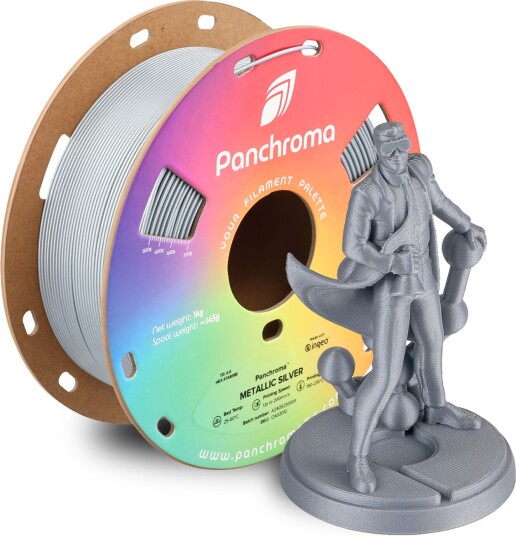 Polymaker Panchroma Metallic Pla Metallic Silver Polymaker Panchroma Metallic Pla Metallic Silver