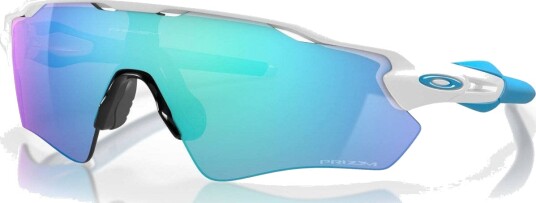 Oakley Radar EV Path Polished White Sky Blue w/ Prizm Sapphire