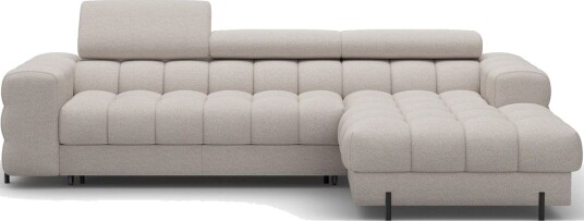 Hjørnesofa Eltap Felro 285x181x93 cm Royal 18 Beige Høyre