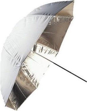Fotoplex Paraply Reflektiv Gull 70 cm