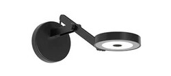 Rotaliana String W0 Vegglampe w/Hull DTW Matt Svart/Svart