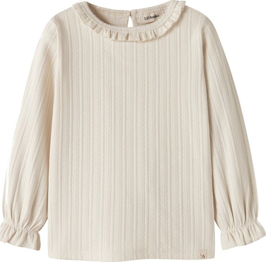 Lil"Atelier Nmfonela Ls Slim Top Lil   Cream   110