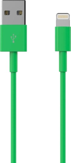 Sinox Soe02601 1 M Lightning Usb A Hankjønn Hankjønn Grønn