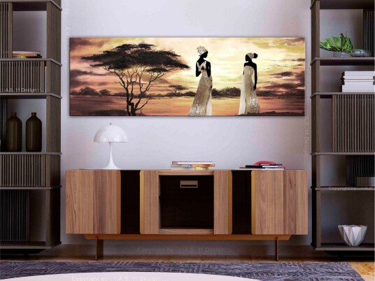 Tavla African Goddesses 1 Part Narrow 135x45
