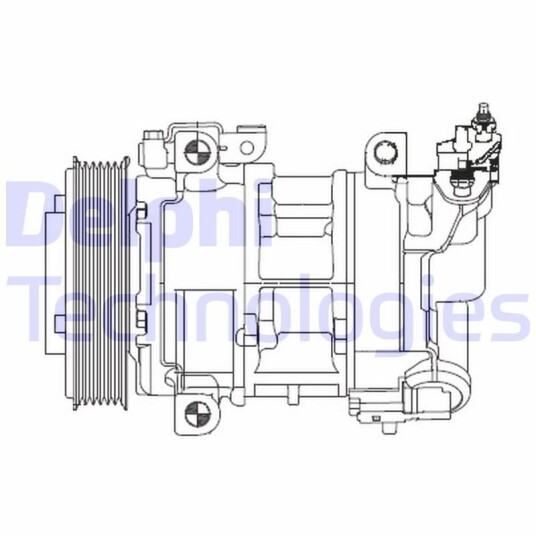 AC kompressor DELPHI CS20325 AC kompressor DELPHI CS20325