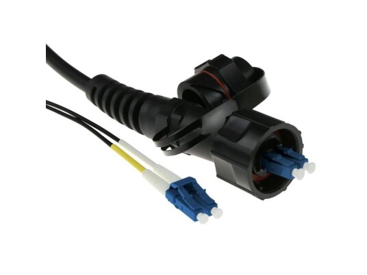 Act 30 Meter Singlemode 9/125 Os2 Duplex Fiber Patch Cable With Lc And Ip67 Lc Connectors 30M Lcodva-Lc Os2 Dx 7Mm Rl7330