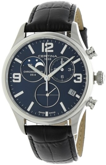 Certina Herreklokke C033.460.16.047.00 DS 8 Blå/Lær Ø42 mm