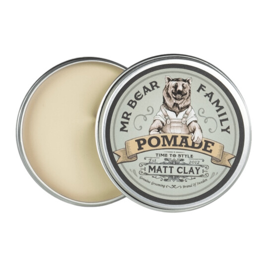 Mr Bear Family Pomade Matt Clay Travel Size 30 g