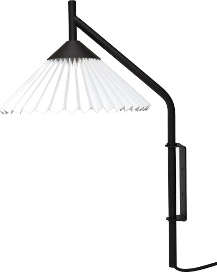 ENKEL LIVING Cecil Wall Lamp   MATT BLACK WHITE   H42.7 cm