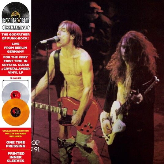 Iggy Pop Live In Berlin (1991) LP/Vinyl