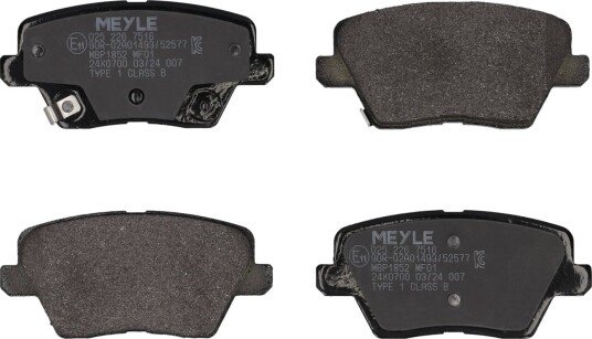 Bremseklosser MEYLE 025 226 7516 Bremseklosser MEYLE 025 226 7516