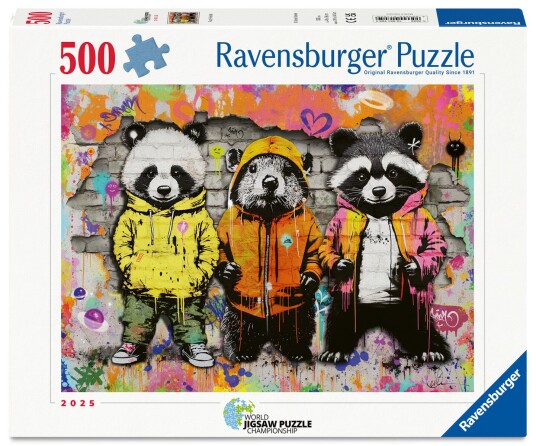 Ravensburger Puslespill 500 Dyregraffiti Ravensburger Puslespill 500 Dyregraffiti