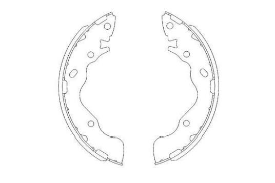 Bremsesko sett KAVO PARTS KBS 3402