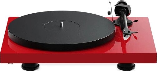 Pro-Ject Debut EVO 2 - Rød piano Platespiller med Pick it EVO MM pickup