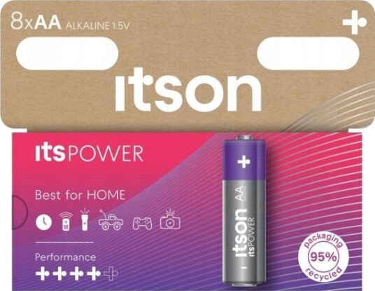 Itson På Sitt Power-Batteri Alkalisk Lr6ipo/8Hh LR6IPO/8HH Itson På Sitt Power-Batteri Alkalisk Lr6ipo/8Hh LR6IPO/8HH