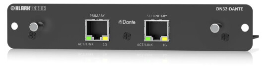 Klark Teknik DN32 Dante Klark Teknik DN32 Dante