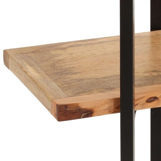vidaXL Bokhylle 3 etasjer 160x31x80 cm heltre mango