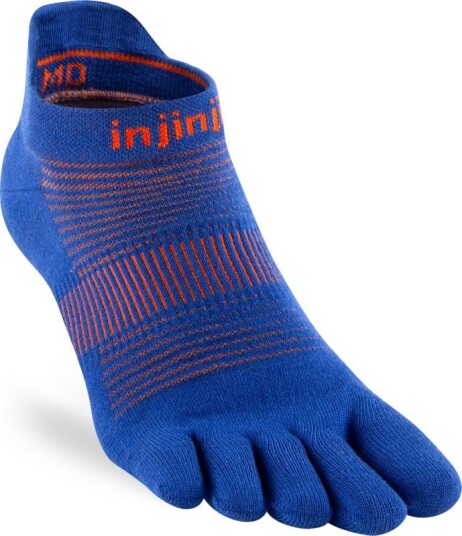 Injinji Men's Run Lightweight No Show Sapphire L