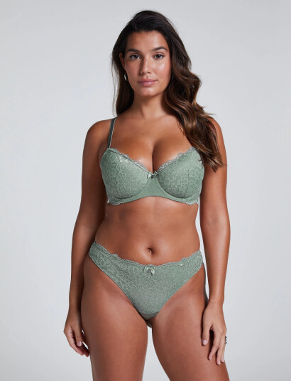 Hunkemöller Marine Thong - Green - XS Hunkemöller Marine Thong - Green - XS