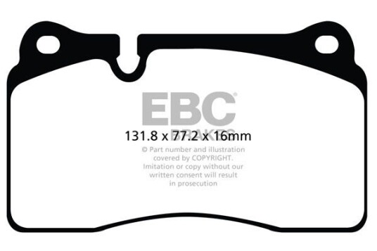 Bremseklosser EBC Brakes DP42070R Bremseklosser EBC Brakes DP42070R