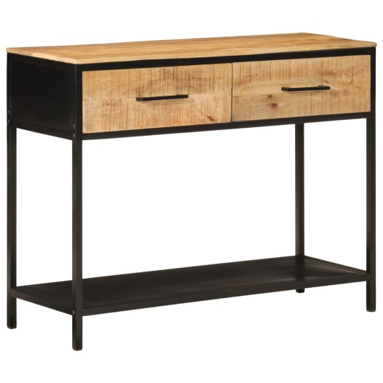 Konsollbord 100x35x76 cm heltre mango og jern 8721012085732
