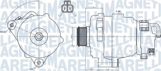 MAGNETI MARELLI 063731708010 Dynamo MAGNETI MARELLI 063731708010 Dynamo
