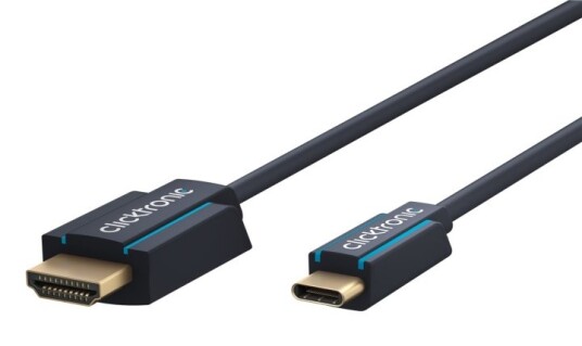 ClickTronic Adapterkabel från USB-C™ till HDMI™ Premiumkabel | USB-C™-kontakt HDMI™-kontakt | 1,0 m | 4K @ 60 Hz ClickTronic Adapterkabel från USB-C™ till HDMI™ Premiumkabel | USB-C™-kontakt HDMI™-kontakt | 1,0 m | 4K @ 60 Hz