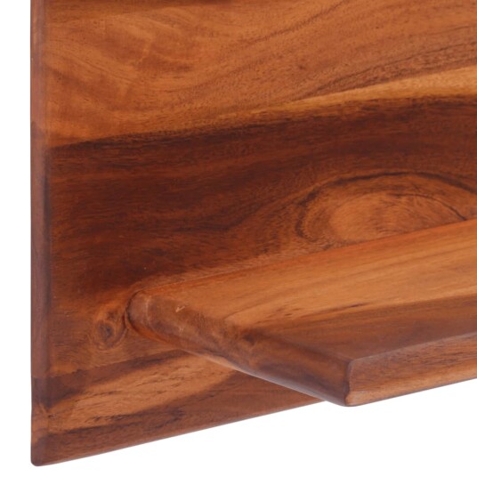  Vegghyller 2 stk 112x20x26 cm heltre akasie 8720845957292