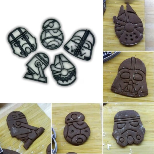 Cherrysc 5 stk Star Wars bakekake dekorasjon kakeutstikker