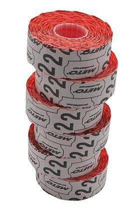 METO Labels 26x12 G2 red 6 METO Labels 26x12 G2 red 6