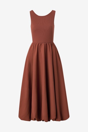 KAFFE Kjole kaKirtsen Dress Brun KAFFE Kjole kaKirtsen Dress Brun