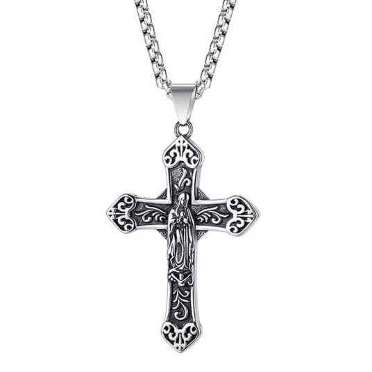 Kors med jesus på korset halskjede Kors med jesus på korset halskjede