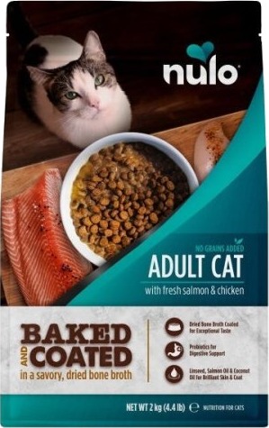 Nulo Cat Adult Baked & Coated Fresh Salmon & Chicken 2 kg Nulo Cat Adult Baked & Coated Fresh Salmon & Chicken 2 kg