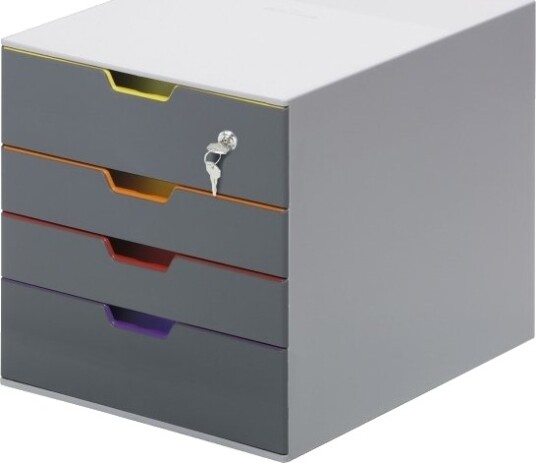Durable Varicolor Safe Plast Grå Multifärg C4 Kuvert Brev Note Papper Picture 280 X 356 X 292 Mm 1 Styck