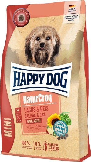 Happy Dog Naturcroq Mini Laks &Amp Ris Tørrfôr 4 kg Happy Dog Naturcroq Mini Laks &Amp Ris Tørrfôr 4 kg