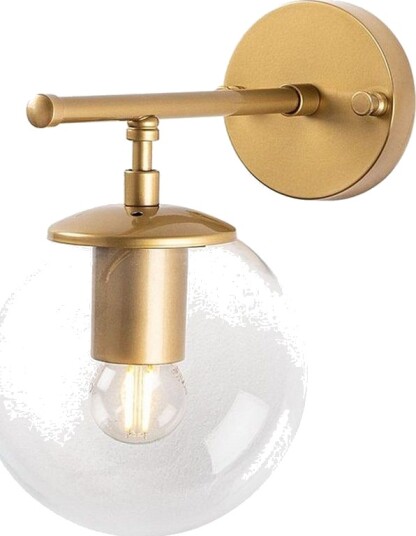 Vegg lampe Berriarenr Skinnende Gull / Transparent - Skinnende Gull / Transparent