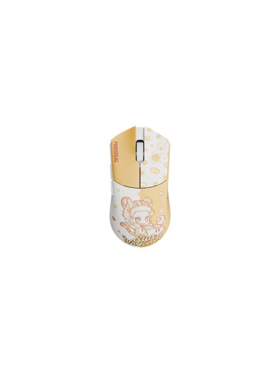 WLMouse BEAST G Mini Wireless X FEIRENZAI   Yellow Limited Edition   Gaming mus   Optisk   5   Gul