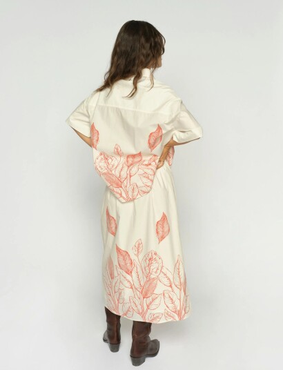 MOS MOSH Mmtessan Monochrome Skirt Cream S MOS MOSH Mmtessan Monochrome Skirt Cream S