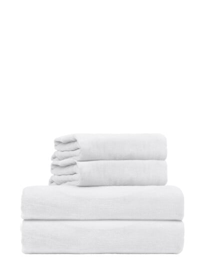 Rosemunde Towel 45X65Cm - White - 45X65CM