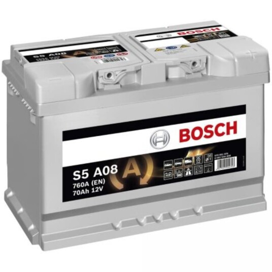 Bosch Startbatteri AGM S5 70AH 278x175x190 mm Bosch 0092S5A080 Bosch Startbatteri AGM S5 70AH 278x175x190 mm Bosch 0092S5A080
