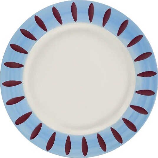 Anna + Nina Percy Breakfast Plate   MULTICOLOR   22X 22X 2.5 cm