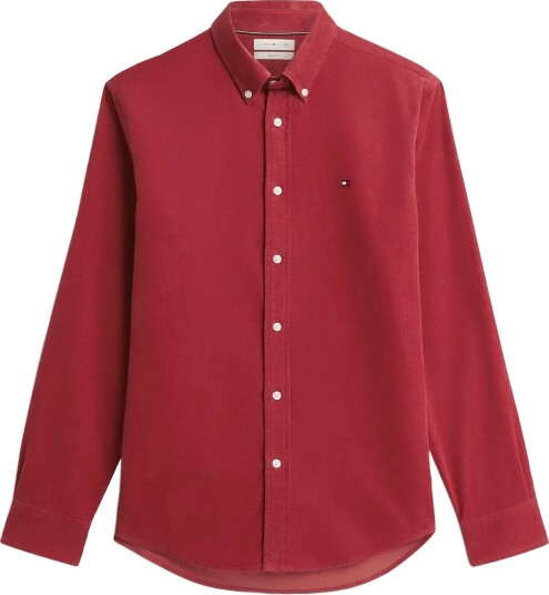 Tommy Hilfiger Solid Corduroy Rf Shirt NOBLE CHERRY S Tommy Hilfiger Solid Corduroy Rf Shirt NOBLE CHERRY S