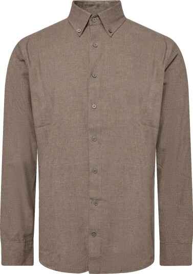 Bruun & Stengade Bs Akihito Casual Modern Fit Shirt   BROWN   L