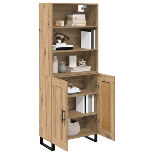 Høyskap Artisan Eik 69,5 x 34 x 180 cm Konstruert tre