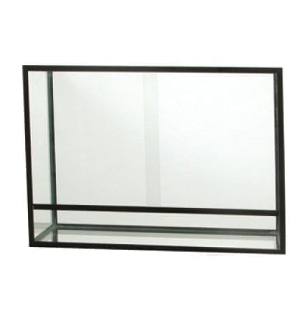 Terrarium svart eller aluminium, flere størrelser - Sort - 720 liter-150x60x80 cm