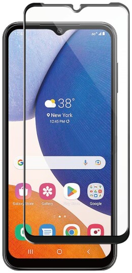 Panzer Full-Fit Skjermbeskytter til Samsung Galaxy A14 - Sort