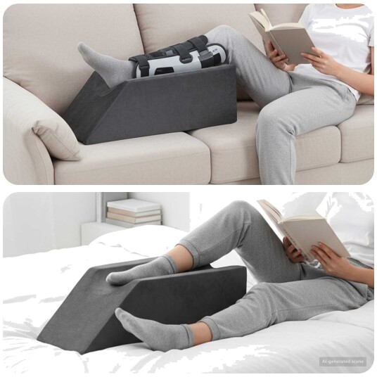vidaXL Leggpute 68 x 25 x 21,5 cm Fast PU Skum Grå